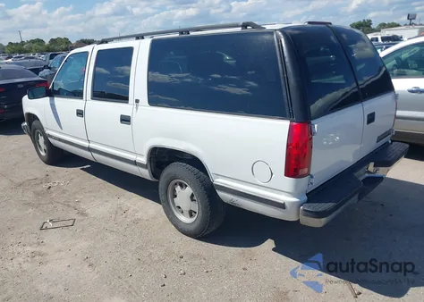 1999 Chevrolet Suburban 1500 Lt из США, поврежденный, VIN 3GNEC16R8XG124569
